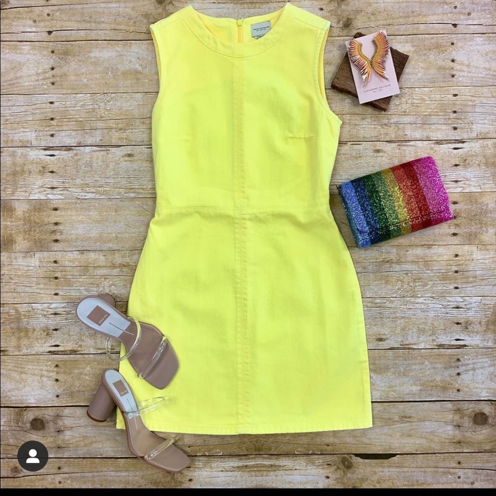 French Connection Neon Denim Dress